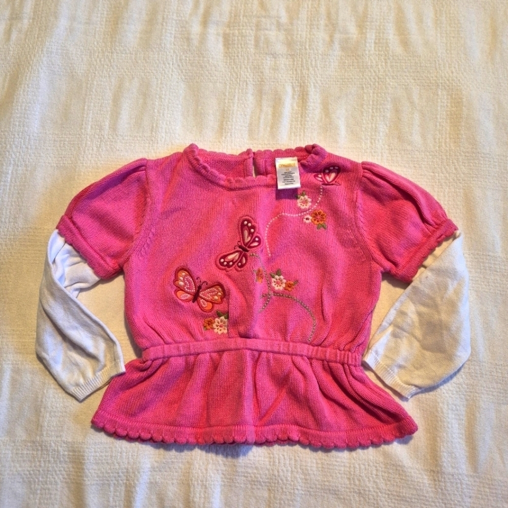 Gymboree girls size 2T sweater from the Butterfly Girl line 2011 VGUC VHTF